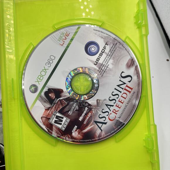 Assassin's Creed II 2 Xbox 360 - CIB W/Manual! Tested! Mint Condition! - Picture 7 of 8